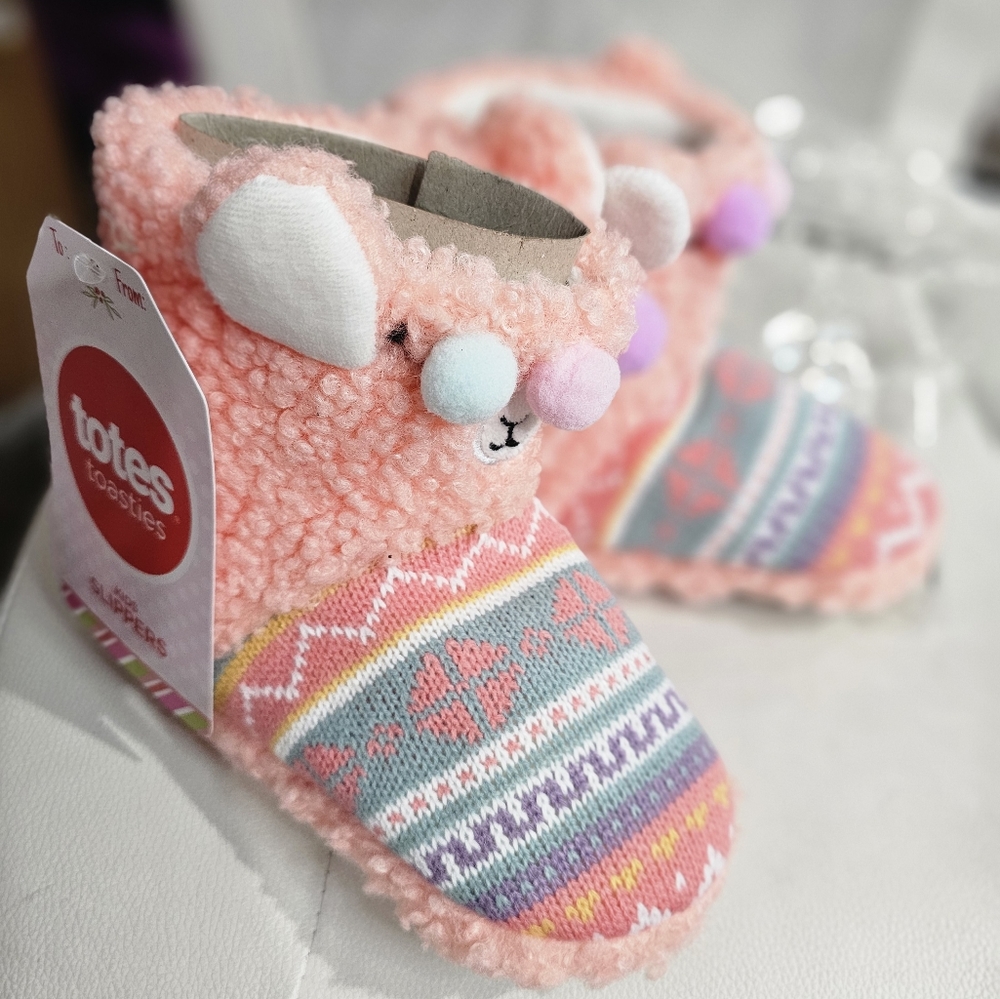 Totes kids slippers shoes size 9-10